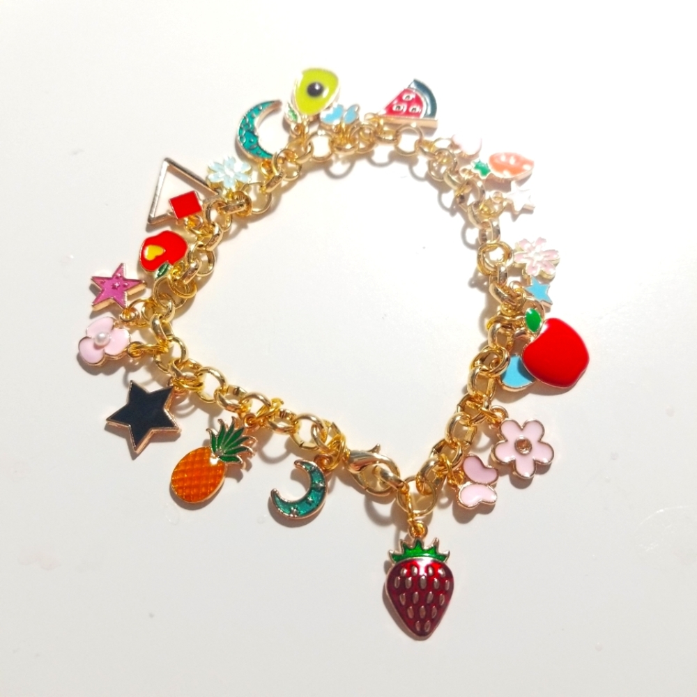 Colorful Charm Bracelet